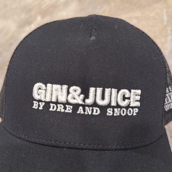 Dre And Snoop - Gin & Juice Hat - Hip Hop SnapBack Hat - RARE - Parental Advisor - Picture 3 of 8